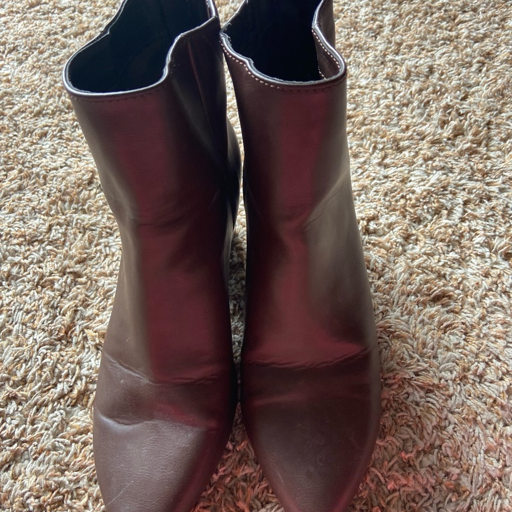 Target Dark Brown Ankle Booties